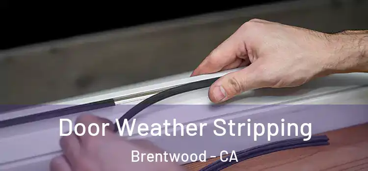 Door Weather Stripping Brentwood - CA